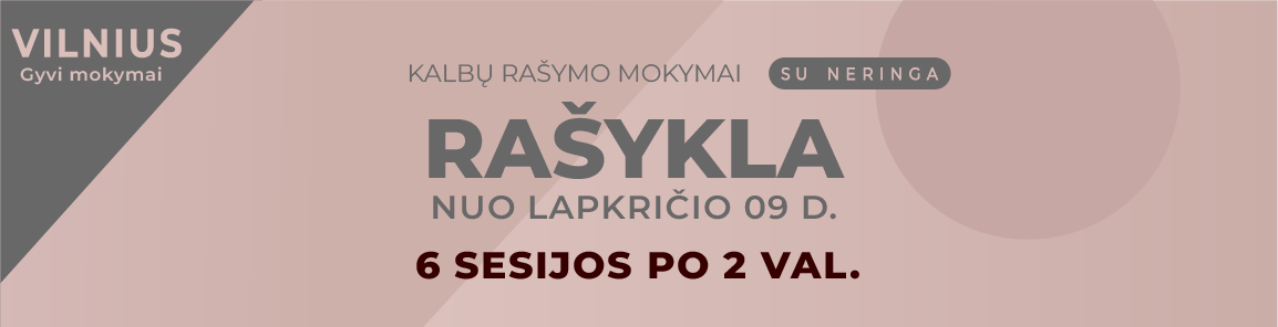 Wow Rašykla su Neringa nuo laprikčio 11 dienos